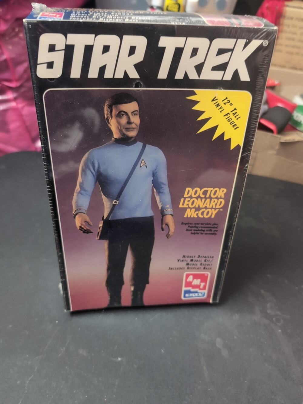 New Sealed AMT Star Trek Doctor Leonard McCoy Model Kit #8774 12" Tall 8774